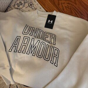 Under Armour UA Icon Heavyweight Terry Oversized Crew – Women’s Size XS, Cotton